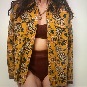 ISO Zara Printed Pocket Overshirt